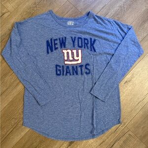New York Giants Blue Graphic Tee. Size Small.